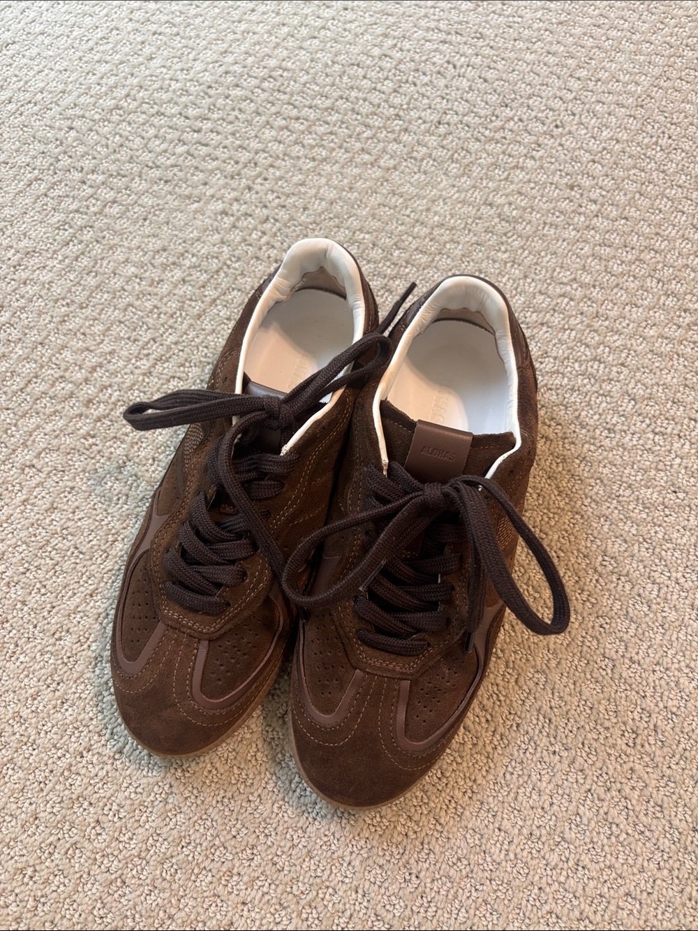 ALOHAS Brown Suede Sneaker